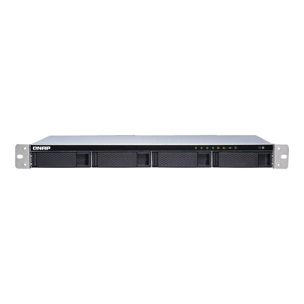 Qnap Ts-431Xeu Ethernet Lan Rack (1U) ,Stainless Steel Nas Black 4713213512111