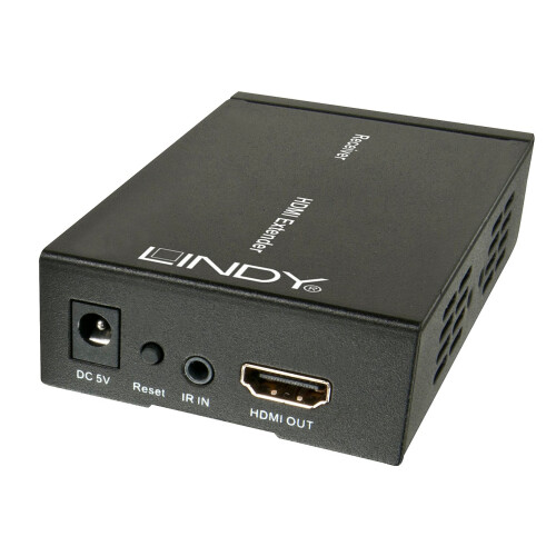 Lindy 70450 AV extender AV transmitter & receiver Black