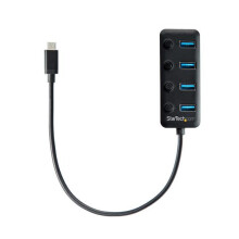 Concentrateur USB 3.1 Type-C à 4 ports - STARTECH.COM - HB31C4AB - USB 3.1 Gen 2 (10 Gbps)