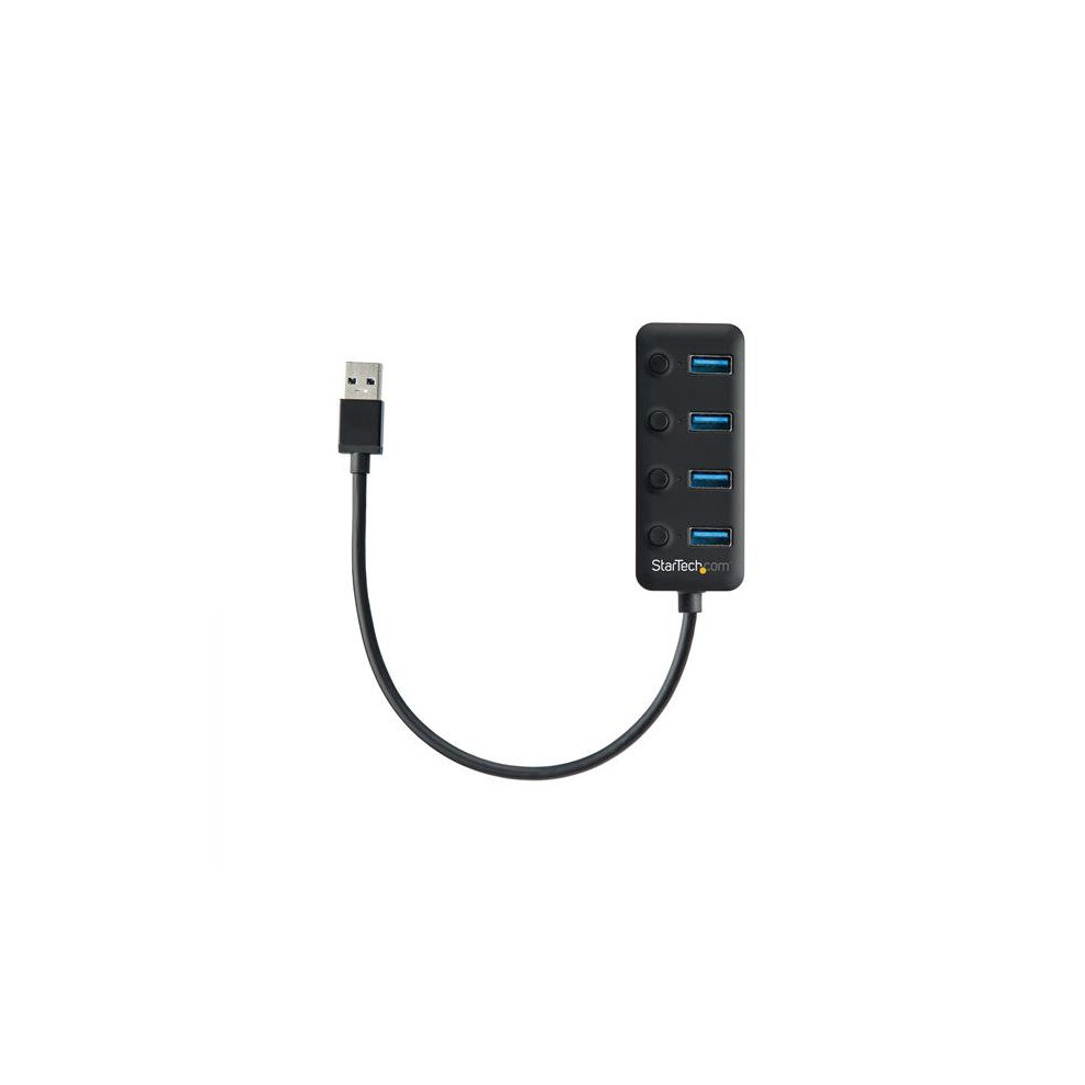 Startech.com 4-Port Usb-C Hub - 4X Usb-A With Individual On/Off Switches