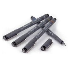 Staedtler pigment liner 308 Black 10pc(s) fineliner