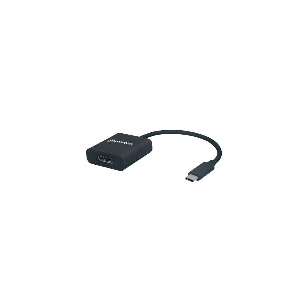 Manhattan 152037 cable interface/gender adapter USB type-C, 24-pin HDMI, 19-pin/USB type-C, 24-pin/USB type-A, 4-pin Black