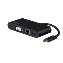 StarTech.com USB-C-monitoimikirjasovitin, jossa HDMI ja VGA (DKT30CHVSCPD)