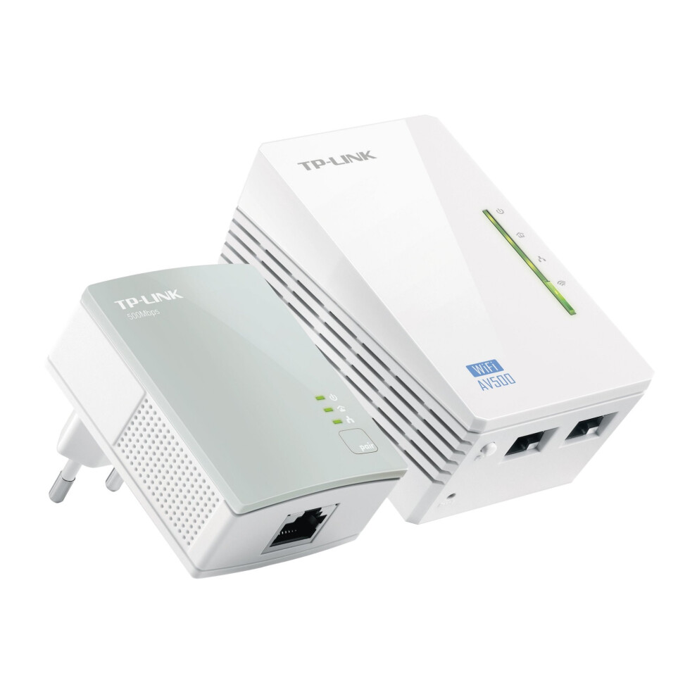 TP-LINK TL-PA4010 + 2x TL-WPA4220 500 Mbit/s Ethernet LAN Wi-Fi White