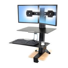 Supporto per muro - ERGOTRON - Schermo piatto - Nero - 43,2 cm a 61 cm - 700 g Max