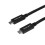 StarTech.com Cable para smartphone Startech USB2C5C1M Negro 1