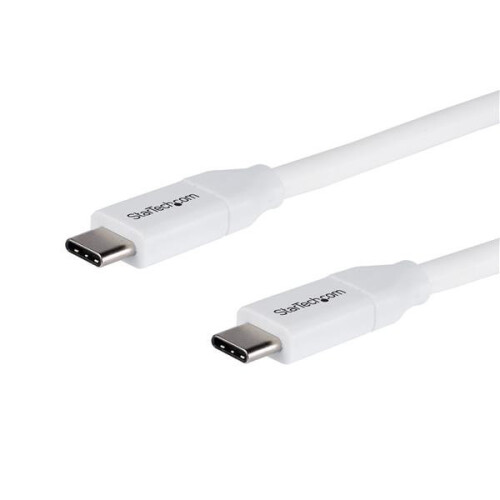 StarTech.com StarTech.com USB-C to USB-C Cable w/ 5A PD - M/M - White - 4 m (13 ft.) - USB 2.0 - USB-IF Certified
