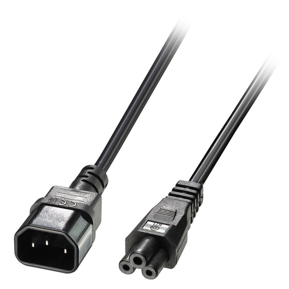 Lindy 30432 1M C13 Coupler Power Cable Black 4002888304320