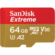 Sandisk 64GB Extreme Pro microSDXC memory card Class 10