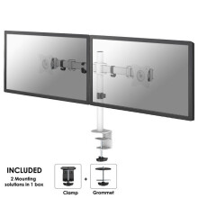 Tabletsteun - NewStar - TABLET-D100SILVER - Zilver - Verstelbare arm - Diefstalbeveiliging
