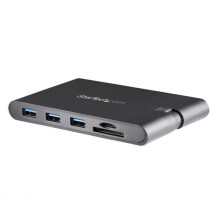 Adaptateur multiport Startech DK30CH2DEPUE Noir, Argent