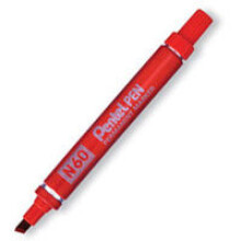 Pentel N 60 Chisel tip Blue 12pc(s) permanent marker