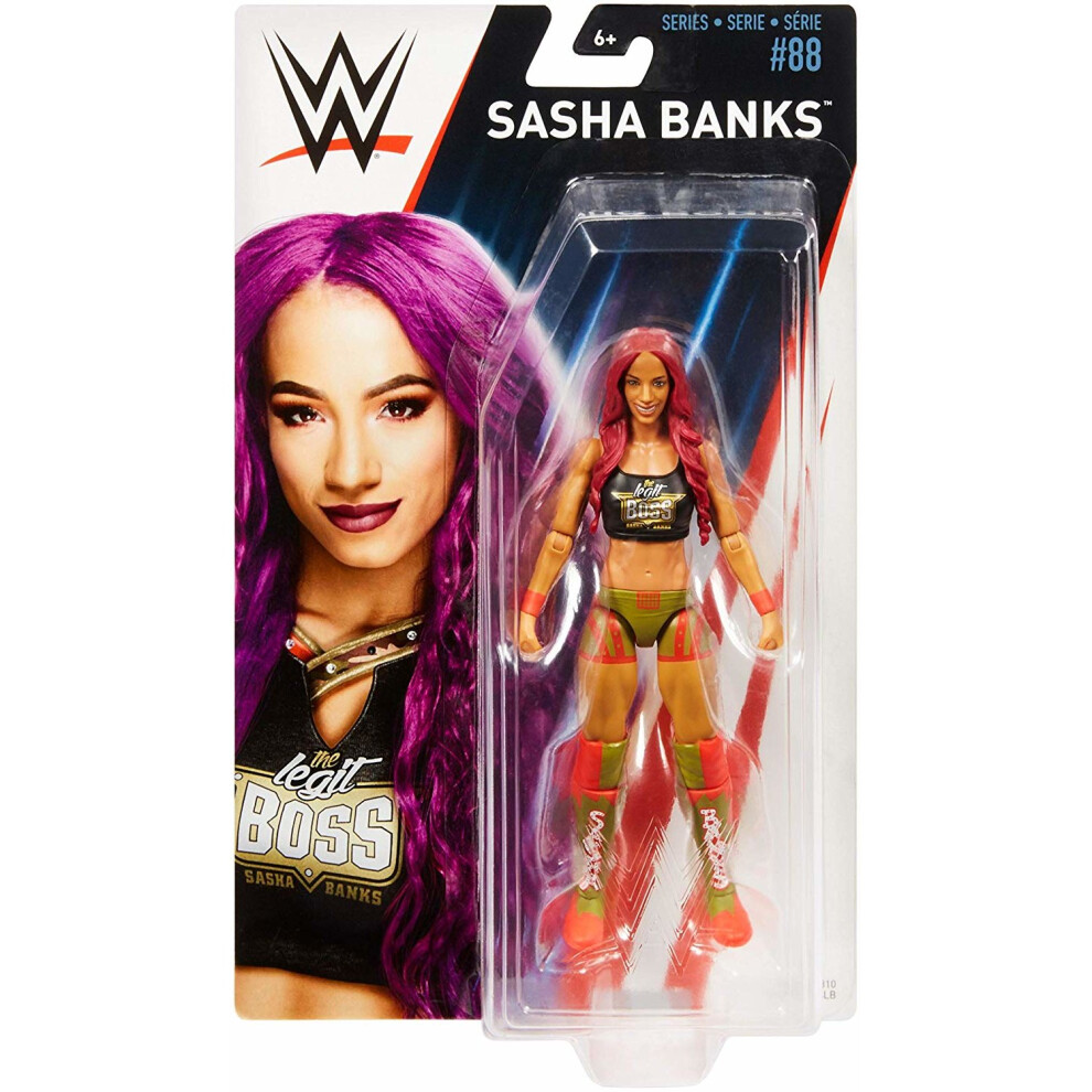 WWE FMF15 Sasha Banks Figure, Boys, 15 cm