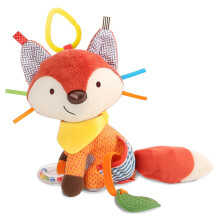 Skip Hop Bandana Buddies Zabawka dla dzieci i zabkowanie z wielozmyslowa grzechotka i teksturami lisa