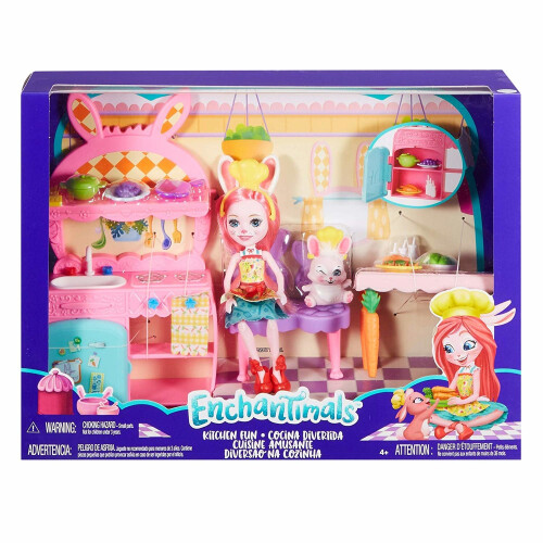 Enchantimals Kitchen Fun Bree Bunny Doll and Twist
