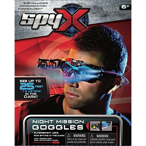 SpyX 10300 Night Mission Goggles, Black