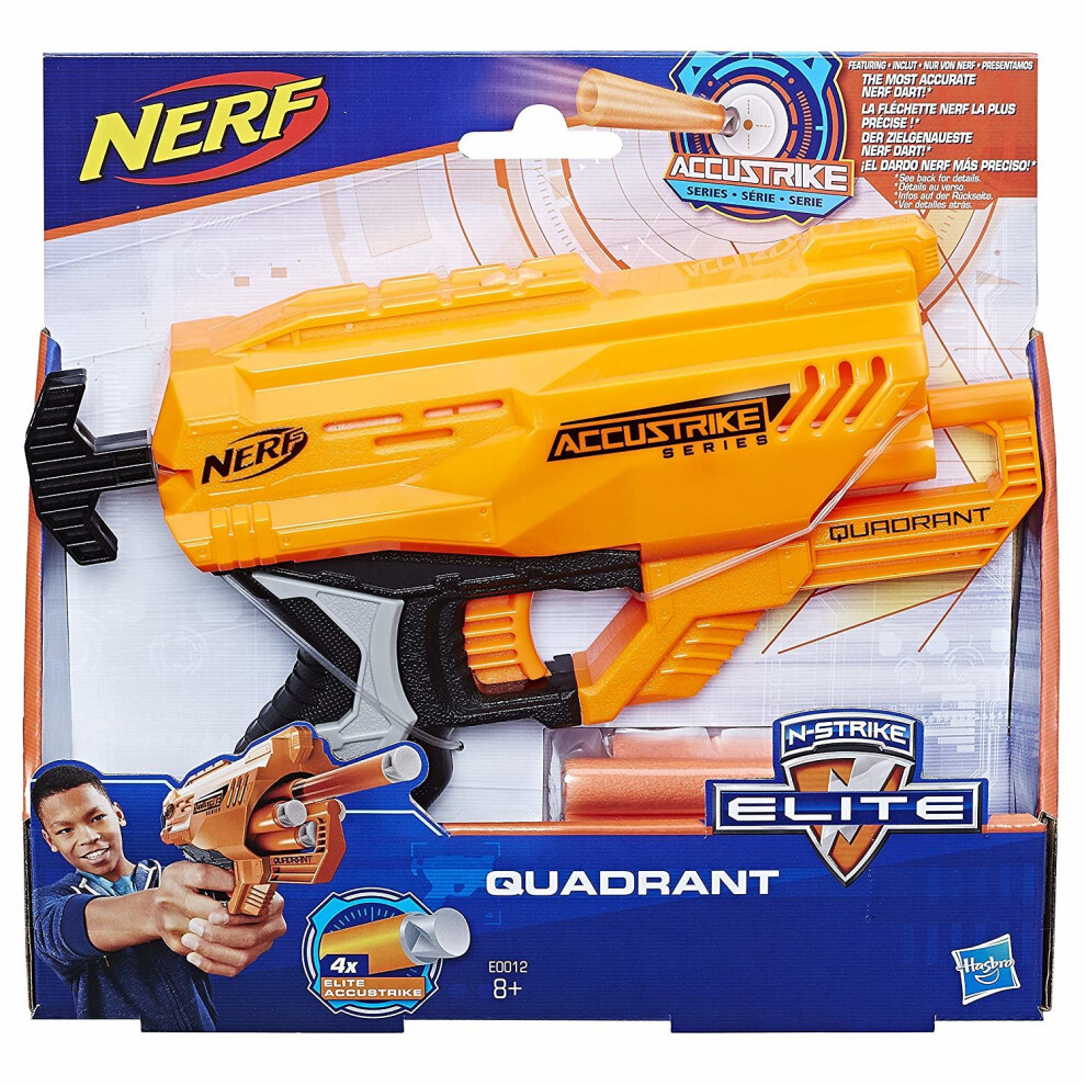 Nerf E0012EU4 Accustrike Quadrant Toy, Multi-Colour