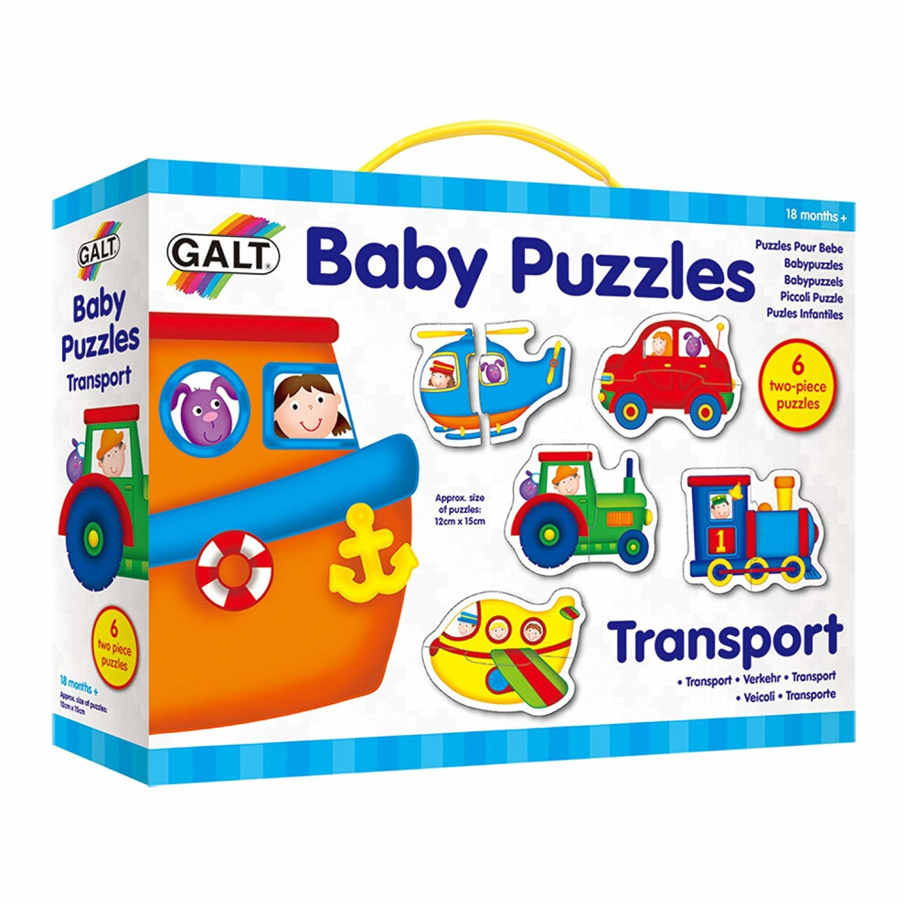 Galt Toys New Baby Puzzles, Transport