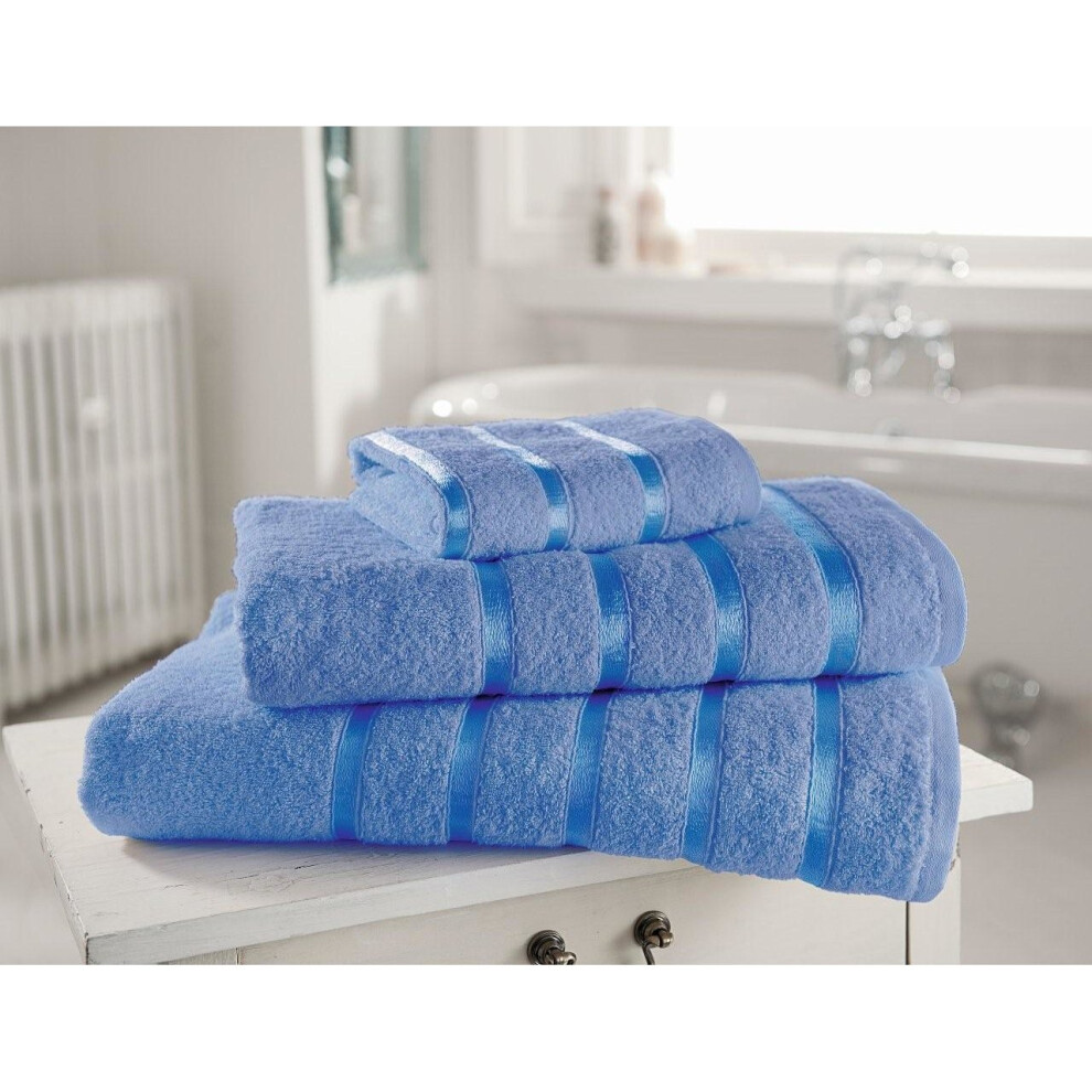 (Bath Sheet , Blue) Kensington Towel 100% Cotton Bath Towel Hand Towel