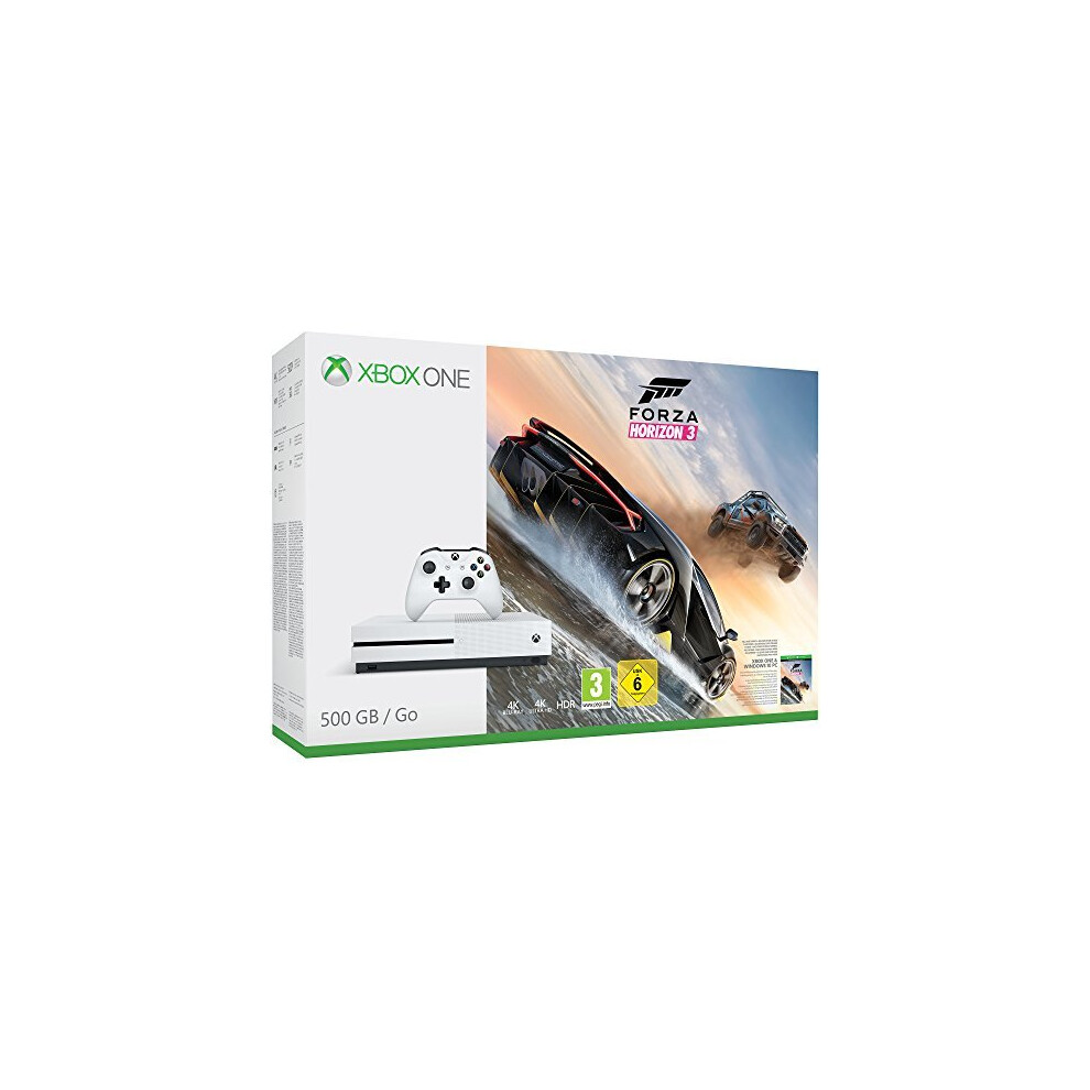 Xbox One S 500GB Console - Forza Horizon 3 Bundle (Xbox One)