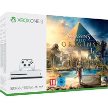 Xbox One S 500GB Console - Assassin's Creed Origins Bundle (Xbox One) - Refurbished