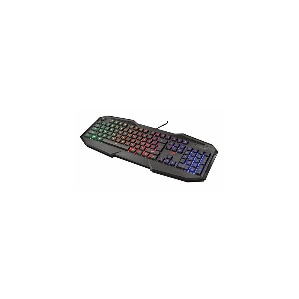 Trust Gaming Avonn Gxt 830-Rw Gaming Keyboard Led Illuminated, Uk Layout (New) 8713439225143