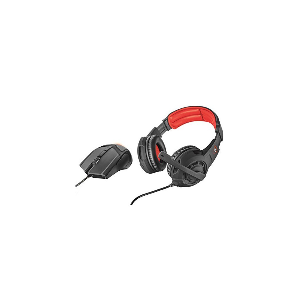 Trust Gxt 784 Gaming Headset & Mouse - Black (New)