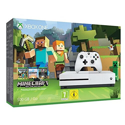 Refurbished Xbox Xbox One S Minecraft Console Bundle 500GB
