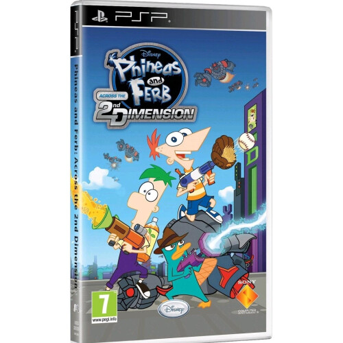 Playstation Phineas and Ferb - Across the 2nd Dimension (PSP) (New)