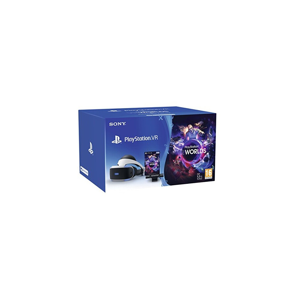Playstation Sony Vr + Camera V2 + Vr Worlds (Ps4) (New) (Delete)