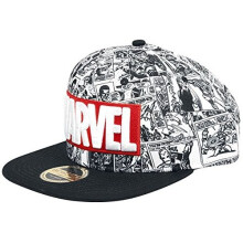 Marvel Classic Logo Snapback Cap Multicolour (New) - Jigsaw Puzzle