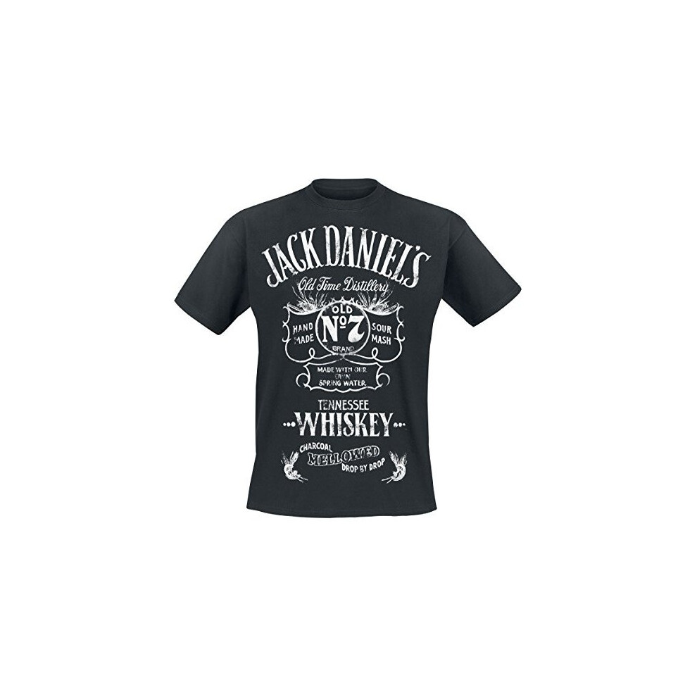 Jack Daniel Tennessee Whiskey T-Shirt Black S (New)