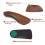 (Large (9 - 10½)) FootActive NATURE 3/4 Length insoles 4