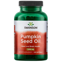 Swanson, Pumpakjoljeolja, 1 000 mg, 100 Mycket mjuka kapslar