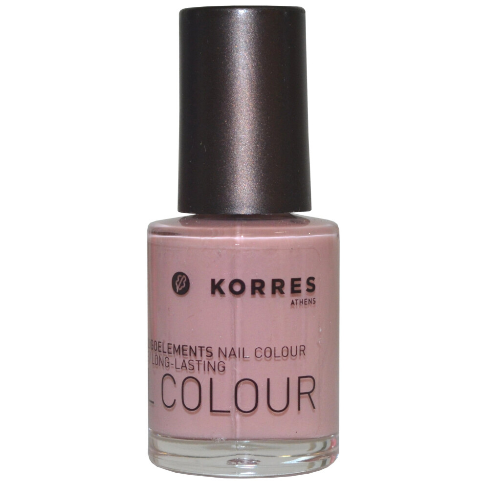 Korres Nail Color High Shine Long Lasting 10ml Washed Off Pink (#11)