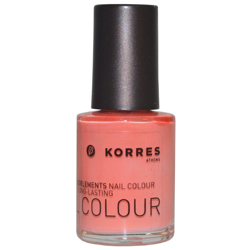 Korres Nail Color High Shine Long Lasting 10ml Mango Sorbet (#42) [Free From 7]