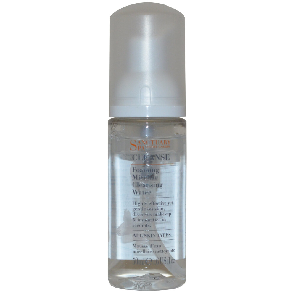 Sanctuary Spa Foaming Micellar Cleansing Water 50ml All Skin Types