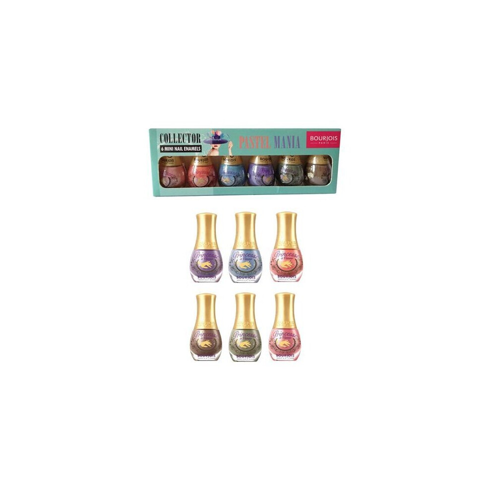 Bourjois 6 Mini Nail Enamels 6 x 3ml Pastel Mania