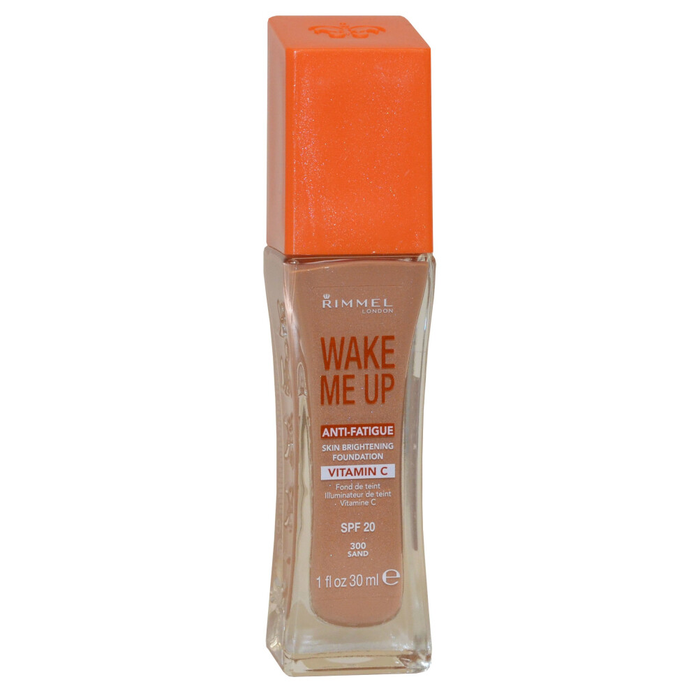 Rimmel London Wake me Up by Rimmel Skin Brightening Foundation Vitamin C 30ml Sand #300 SPF20