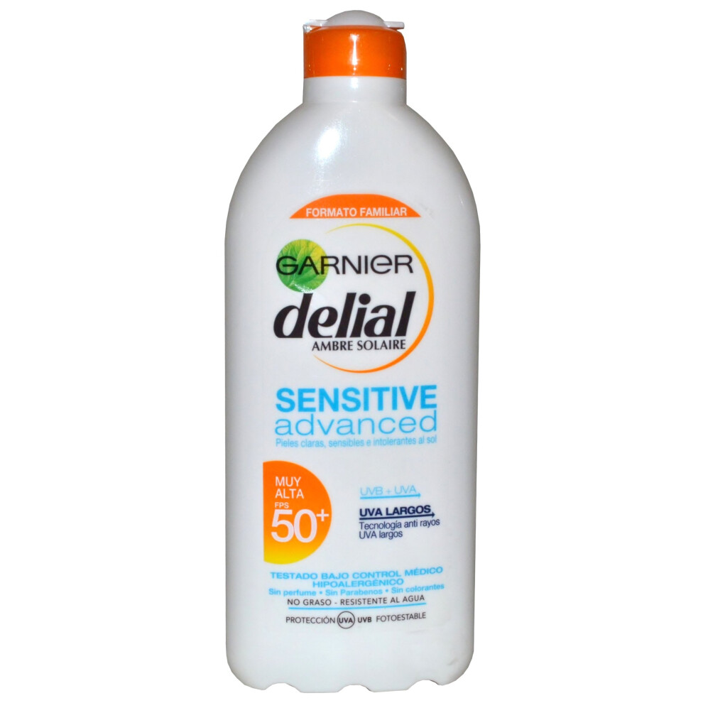 Garnier Ambre Solaire Sensitive SPF 50+ Advanced Lotion - 400ml