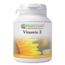 Natural Vitamin E 400iu x 90 capsules (100% Natural D-Alpha Tocopherol)