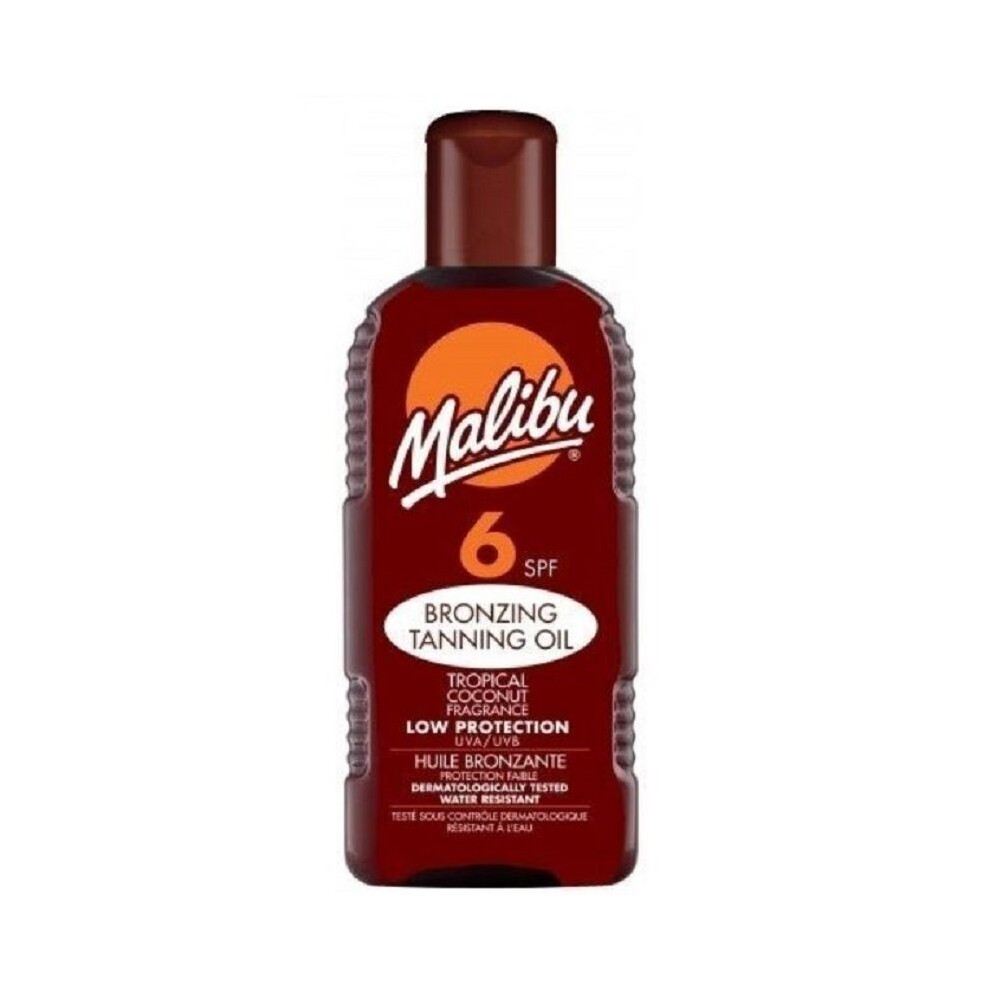 Malibu Bronzing Tanning Oil SPF 6 200ml