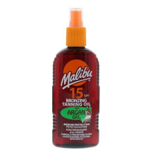 Malibu Bronzing Tanning Oil with Argan Oil Spray SPF15 200ml