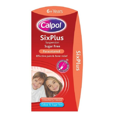 Calpol 6+ Years SixPlus Sugar Free 80ml