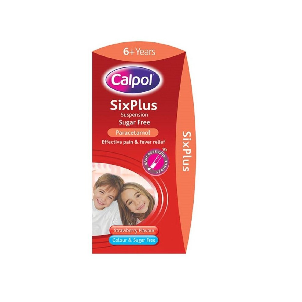 Calpol 6+ Years Sixplus Sugar Free 80Ml