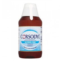 Corsodyl Alcohol Free Mint Flavour Mouthwash - 300ml