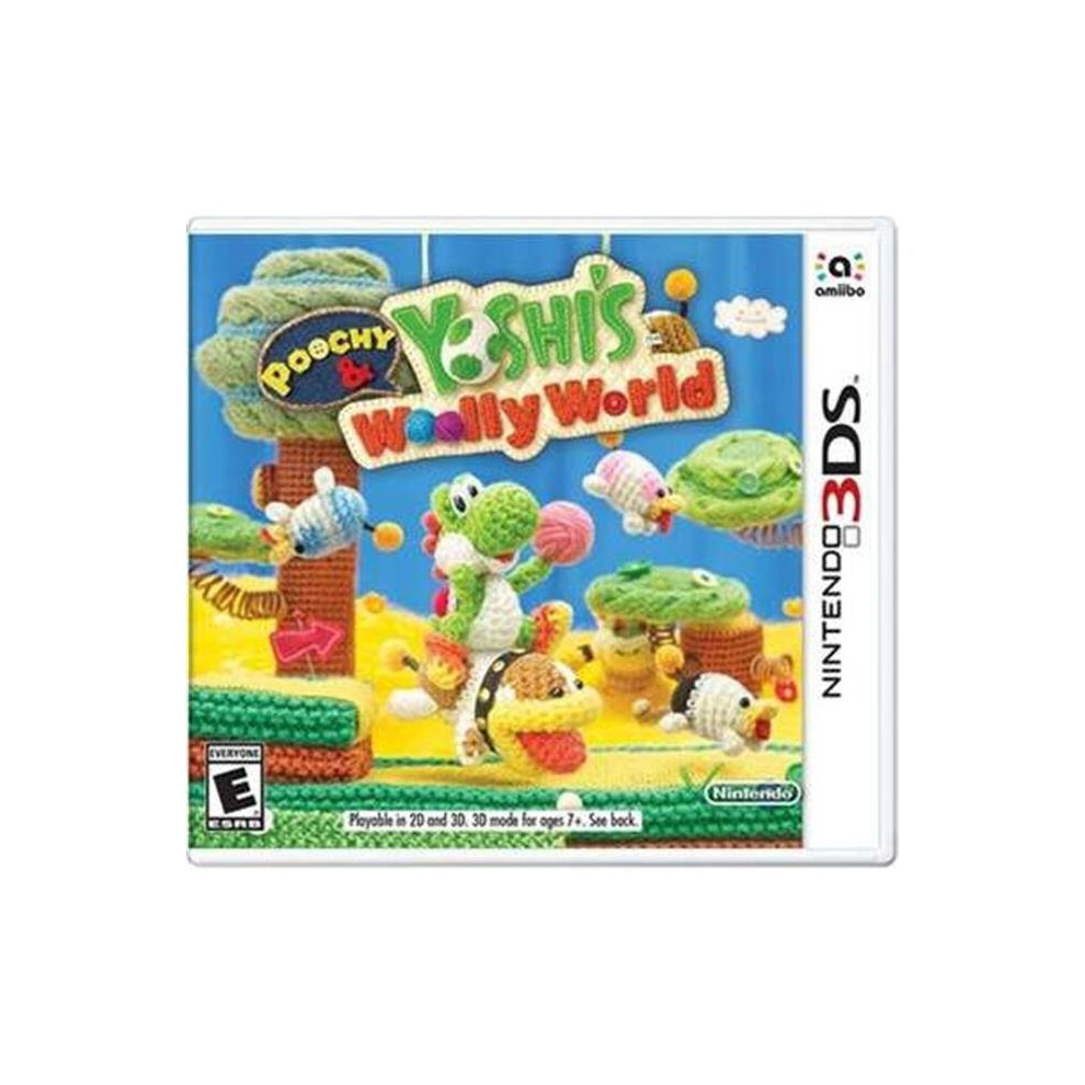 Nintendo CTRPAJNE Poochy & Yoshis Woolly World - Nintendo 3DS-image-OPC-PSJXSF-NEW