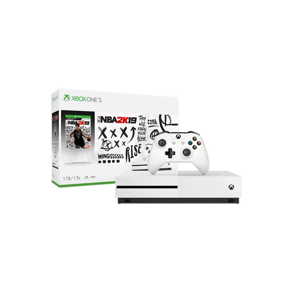 Xbox Microsoft 234-00575 One S 1Tb M1681 Nba 2K19 Bundle