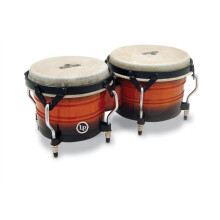 Latin Percussion M301-VSB Mat Bongo with Black Hardware, Vintage Starburst