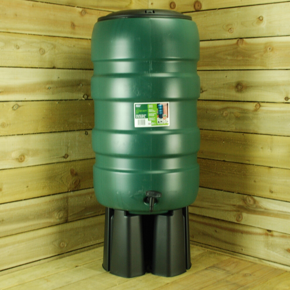 150 Litre Garden Water Butt Kit with Stand & Rain Water Diverter